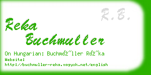 reka buchmuller business card